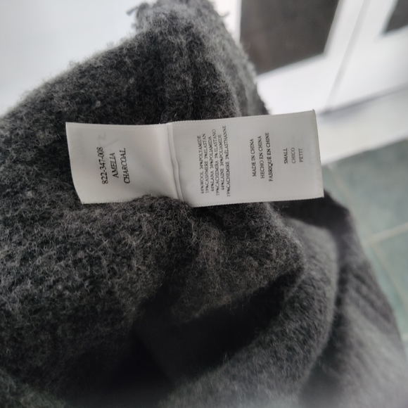 Rails Amelia Charcoal Wool Cashmere Blend Sweater Size Small - Picture 9 of 9